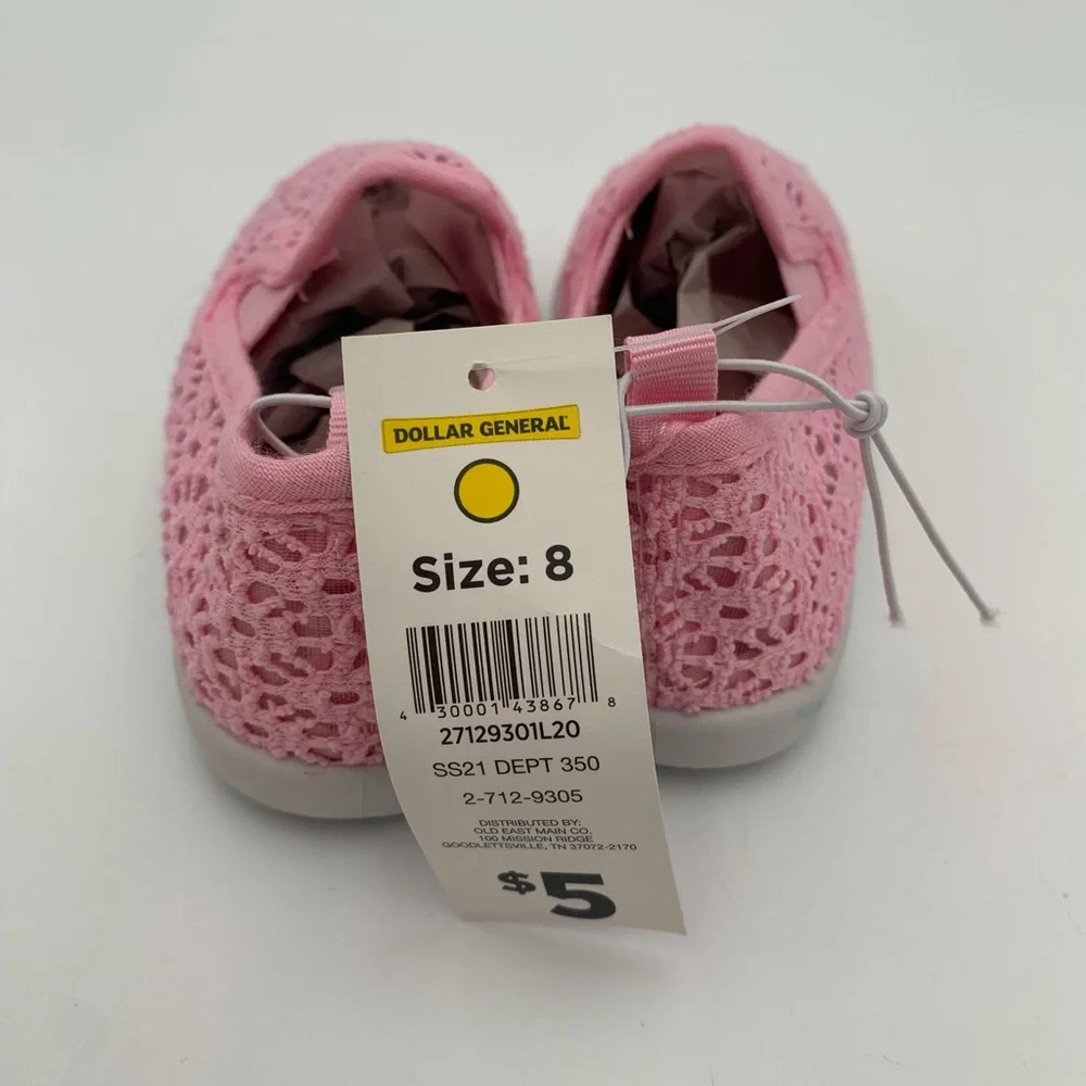 Pink Girls Shoes  Size Toddler 8